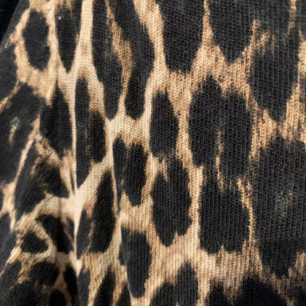 Cheetah print sweater
